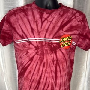 Santa Cruz The Original Skateboards Tie Dye Graphic Short Sleeve T Shirt Men’s S